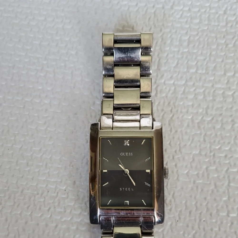 Guess Steel Men's Watch with Black Dial G95184G